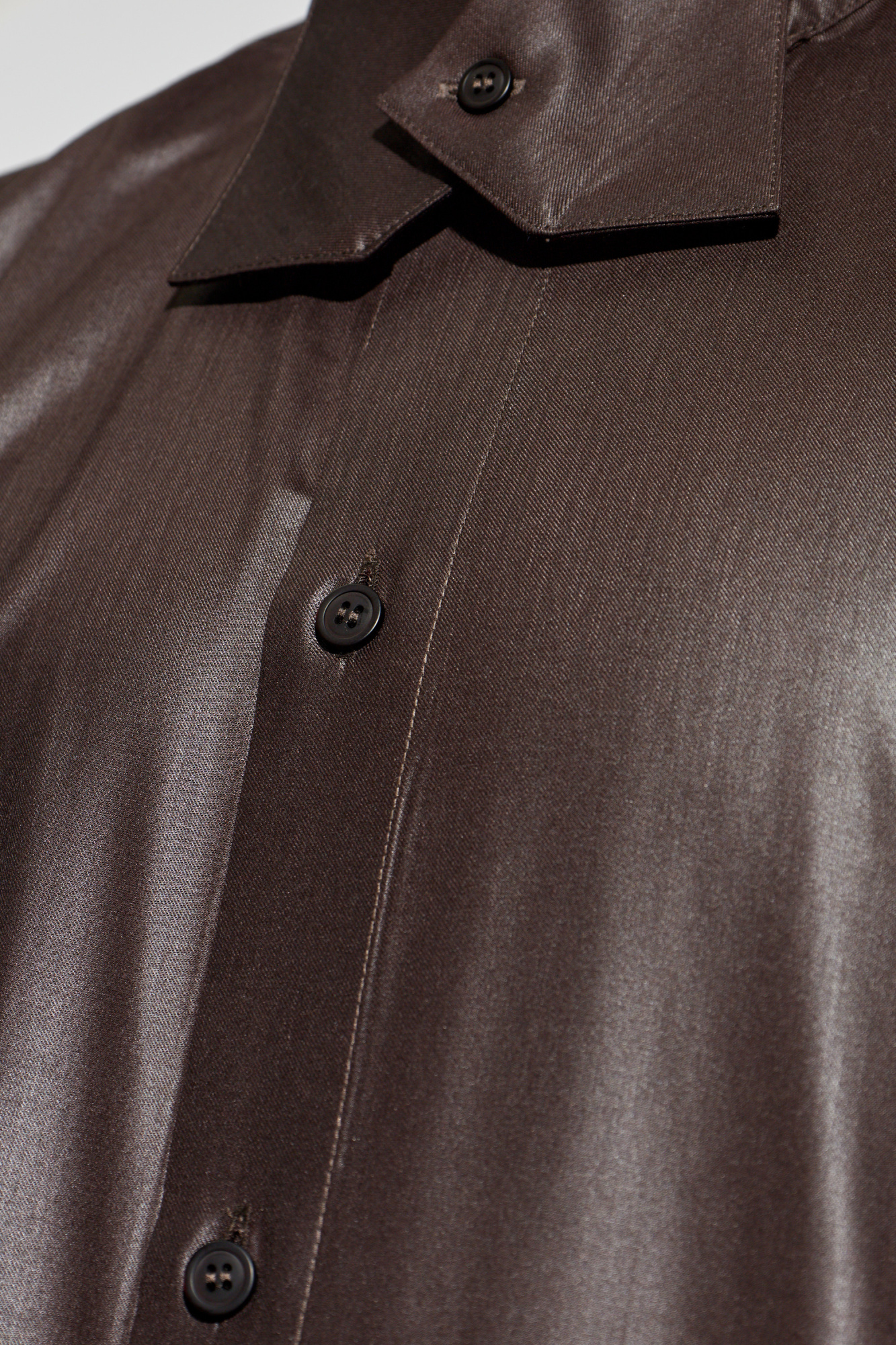 Homme Plissé Issey Miyake Shirt with a decorative collar | Men's